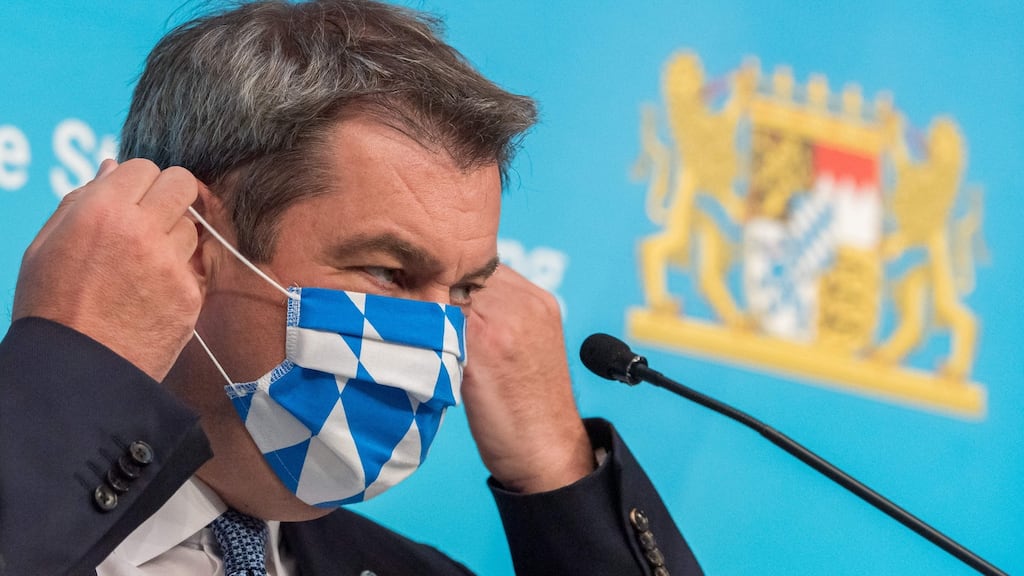 Bavaria’s state premier Markus Söder has led the push for more rigorous testing. Photograph: Peter Kneffel/Pool/AFP via Getty Images