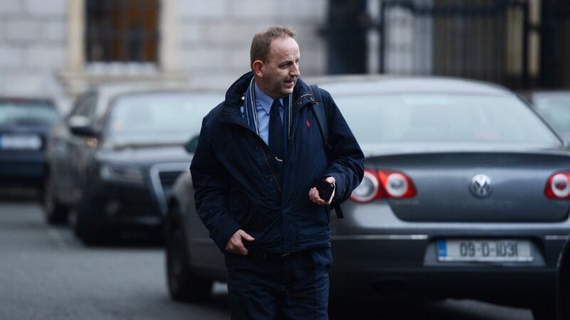 Sgt Maurice Mc Cabe arriving for a Public Account Committee meeting in Leinster House.Photograph: Cyril Byrne/The Irish Times
