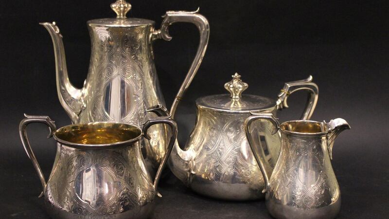 Silver tea/coffee set from Hegarty’s €100-€200