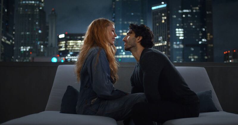 Blake Lively and Justin Baldoni in It Ends with Us. Photograph: Sony Pictures Entertainment