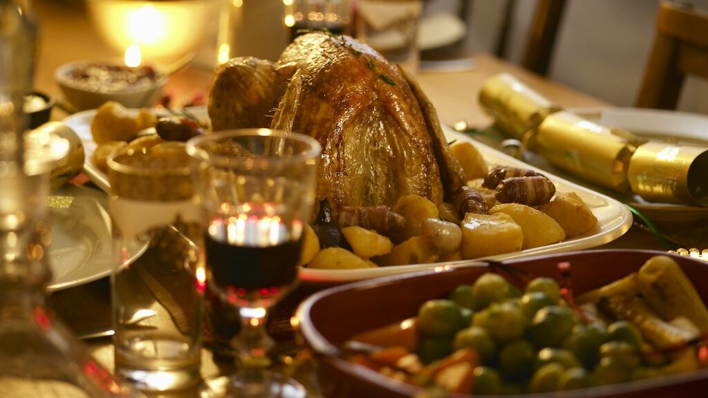 I’m bursting with the pudding. I had a lot of turkey too of course. But the pudding is sitting on me. Photograph: Getty Images