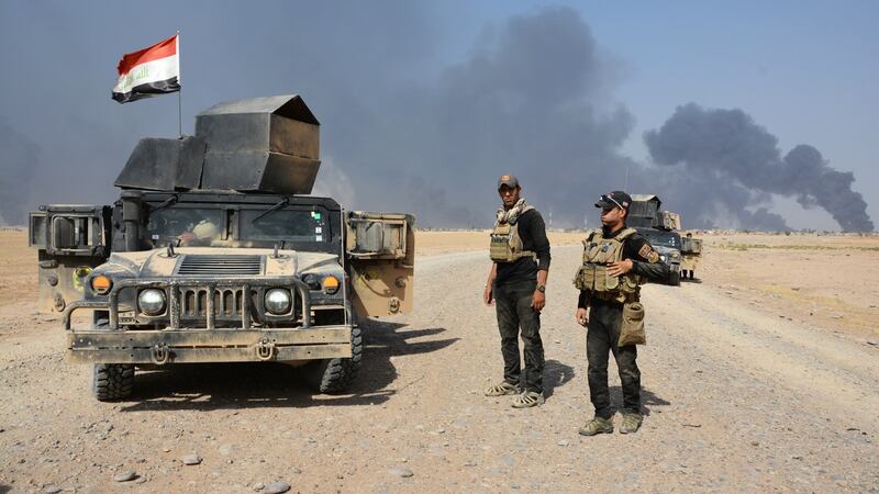 Iraqi security forces are preparing for an offensive that could be days or weeks away. Photograph: Reuters