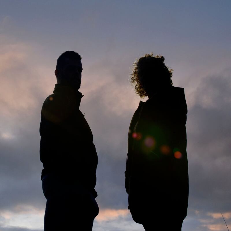 Shane and his mother. The three convicted attackers received suspended jail terms. Photograph: Daragh Mc Sweeney/Provision