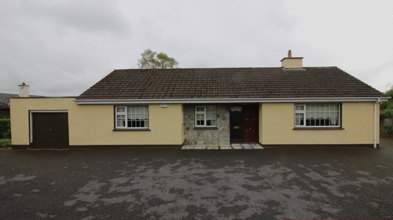 The four-bedroom bungalow is on Old Dublin Road, Carlow town.
