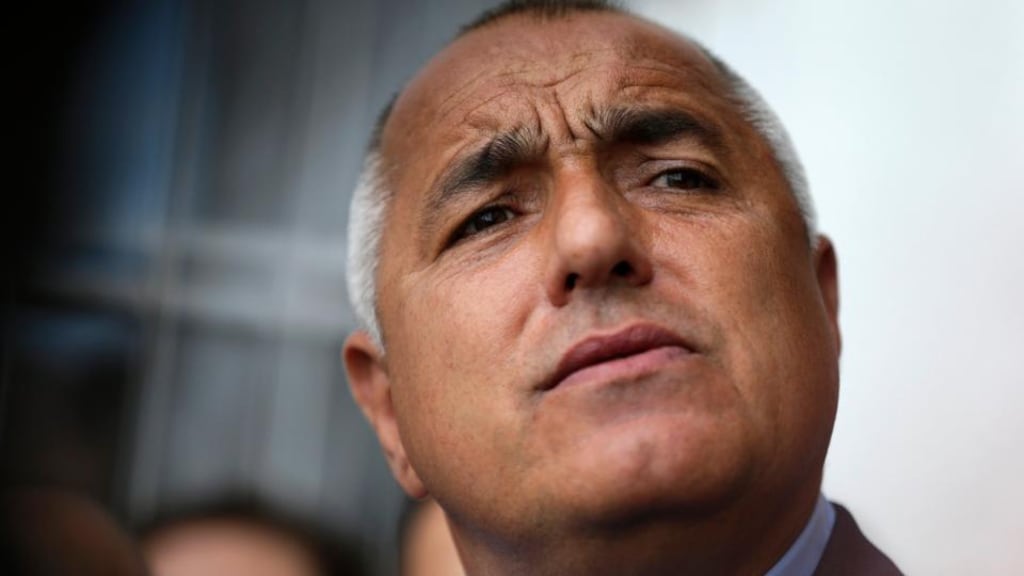 Leader of centre-right GERB party Boiko Borisov. Photograph: Reuters