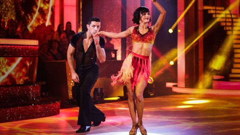 Aidan O’Mahony: socred the lowest points in the first two dances - 25 in each round. Photograph: RTE/Jon Barton