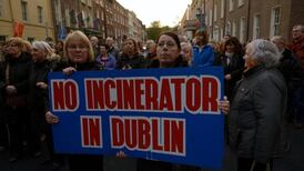 Anti-incinerator protesters march on Dáil