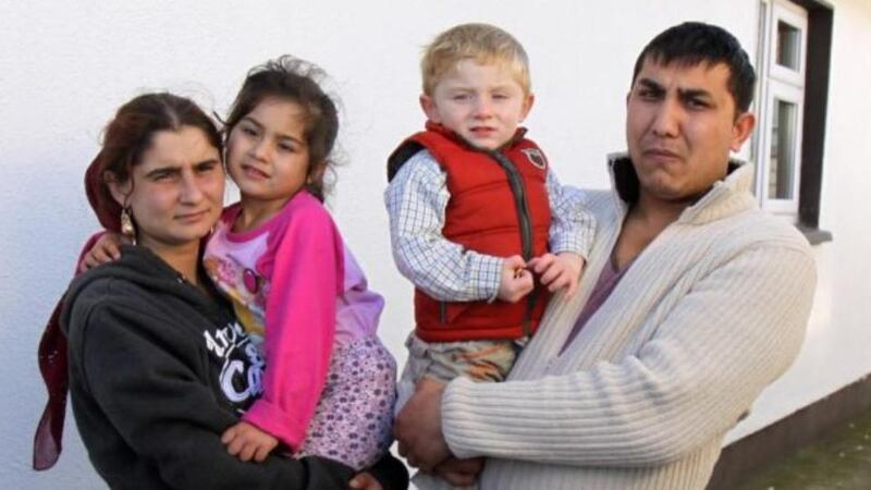 Loredana and Iancu, parents of Iancu Jr (2) and his sister. Two gardai called to their home on Tuesday and asked the boy’s father to come with them.