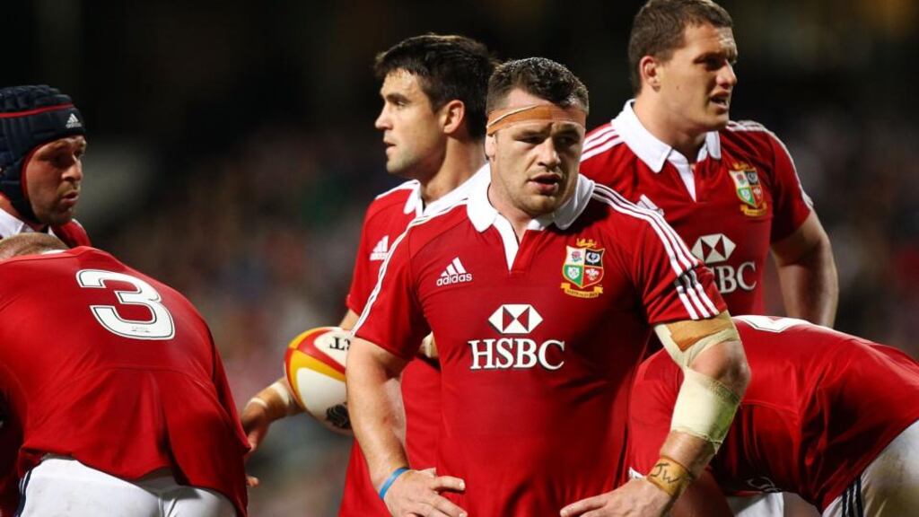 Lions prop Cian Healy has been cited for an alleged biting incident in the game against Western Force in Perth. Photograph: Will Russell/Getty Images