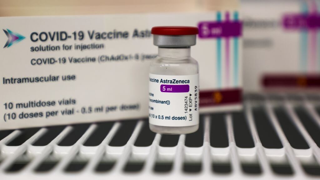 The EMA has received reports of 44 rare blood clotting cases among 9.2 million people who received the AstraZeneca vaccine across the European Economic Area. Photograph: Alex Kraus/Bloomberg