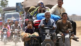 Jordanian and Israeli armies delivering supplies to displaced Syrians