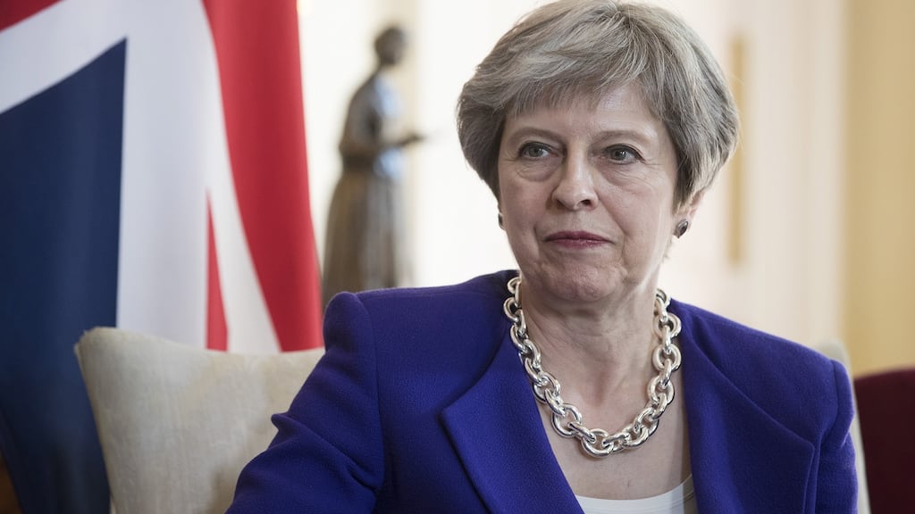 Comments attributed to British prime minister Theresa May’s about a Border poll are an admission that a referendum on Irish unity should be called, Sinn Féin has said. Photograph: Simon Dawson/Pool/EPA..