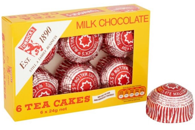 Tunnock’s Tea Cakes: Every year we import €230m of biscuits from the UK, including McVitie’s and Tunnock’s