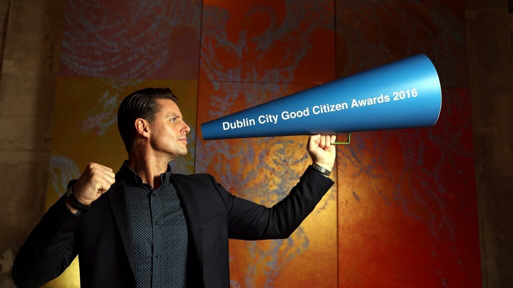 Entertainer Keith Duffy: The Good Citizen Awards aim to acknowledge and celebrate the contribution made by “ordinary people” to the city. Photograph: Jason Clarke