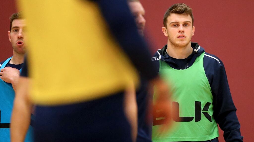Tom Farrell during Connacht training earlier this week, he gets the nod to start this weekend against the Dragons. Photograph: Inpho