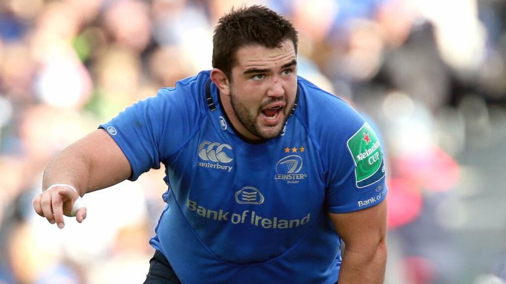 Leinster prop Martin Moore was one of four players added to the Ireland training squad at Carton House. Photograph: Ryan Byrne/Inpho