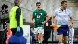 Johnny Sexton shakes off Paris pitch exit with a touch of defiance