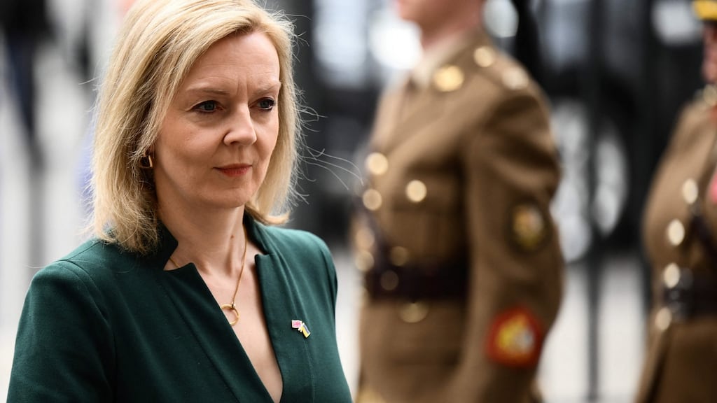 Liz Truss: ‘Since the imposition of the national security law in 2020, China has continued to use this legislation to undermine the fundamental rights and freedoms of the people of Hong Kong,” said the British foreign secretary. Photograph: Daniel Leal/AFP/Getty