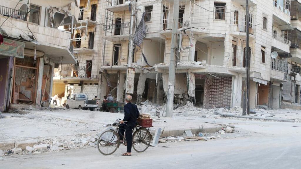 The journalists were working on an investigative report in Aleppo. Photograph: Abdalrhman Ismail/Reuters