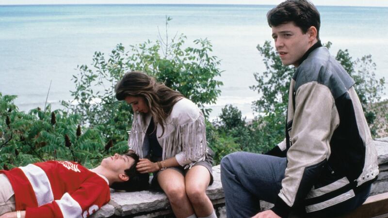Ferris Bueller's Day Off: Alan Ruck, Mia Sara and Matthew Broderick in John Hughes' 1986 film