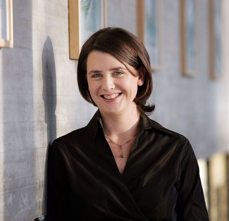 Keelin Shanley pictured earlier in her career. The award-winning reporter for Prime Time said she had ‘an accidental falling into journalism’.