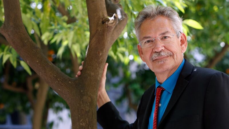 Benjamin Alire Saenz, author of Aristotle and Dante Dive into the Waters of the World:  “Every writer knows, the best thing you can do for sales is to ban the book!” Photograph:  Elisabetta A. Villa/Getty Images