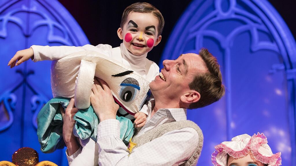 Ryan Tubridy and  cast members of the 2015 Late Late Toy Show which pulled in an audience of 1.56 million. Photograph: Andres Poveda