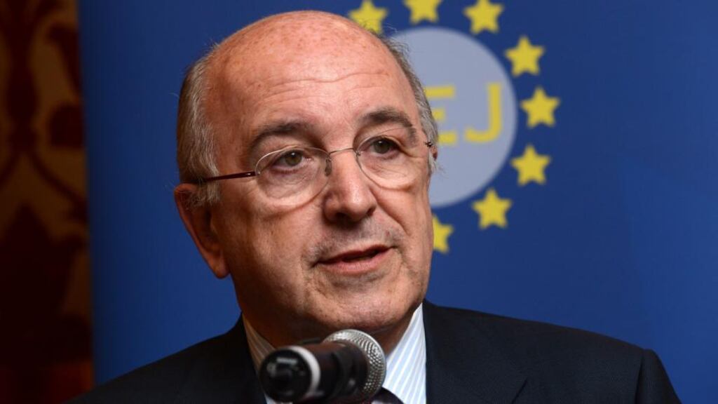 Joaquín Almunia in Dublin yesterday: ‘Economic sovereignty has disappeared. Nobody is fully sovereign.