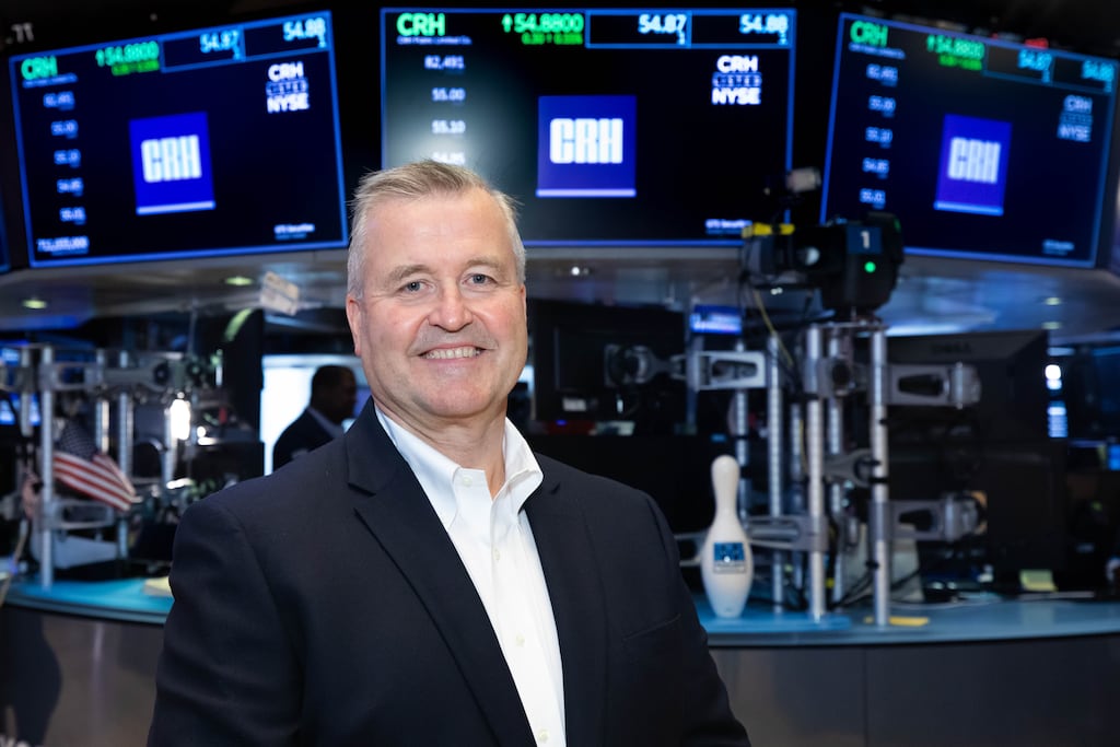 CRH chief executive Albert Manifold transformed a price-taking business into one that has moved up the value chain. His employment contract runs until he hits 62 later this year. Photograph: NYSE
