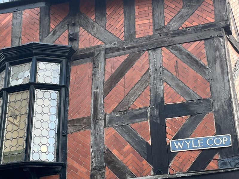 Wyle Cop in Shrewsbury: There is hope the town centre with its independent bent can keep outperforming the high street malaise that has afflicted other areas. Photograph: Mark Paul