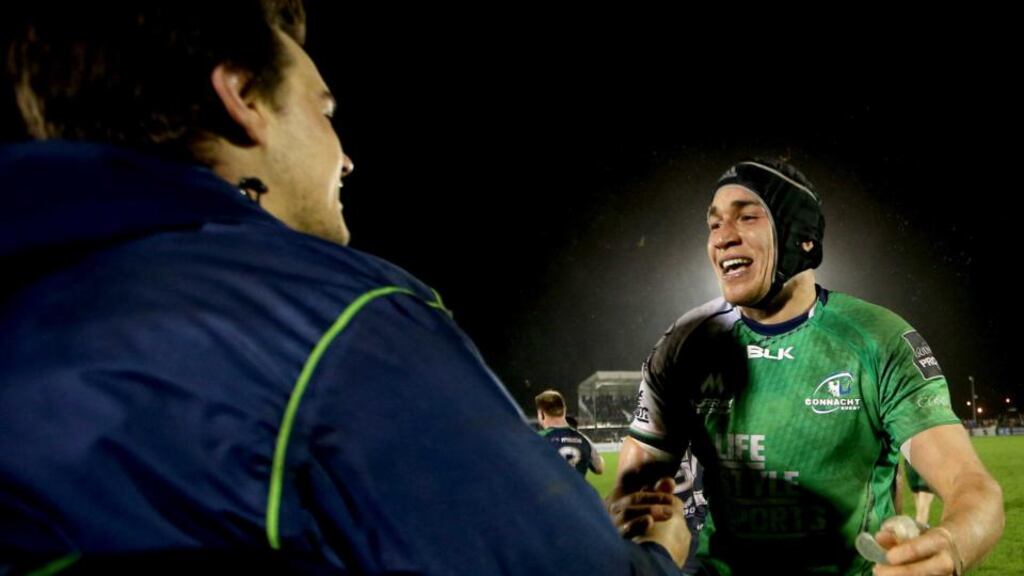 Connacht duo Quinn Roux and Ultan Dillane have both signed new two-year deals at the Sportsground. (Photograph: INPHO/James Crombie)