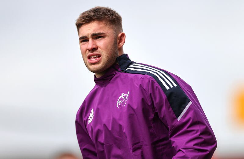 Jack Crowley could be named at outhalf for Munster on Friday. Photograph: James Crombie/Inpho