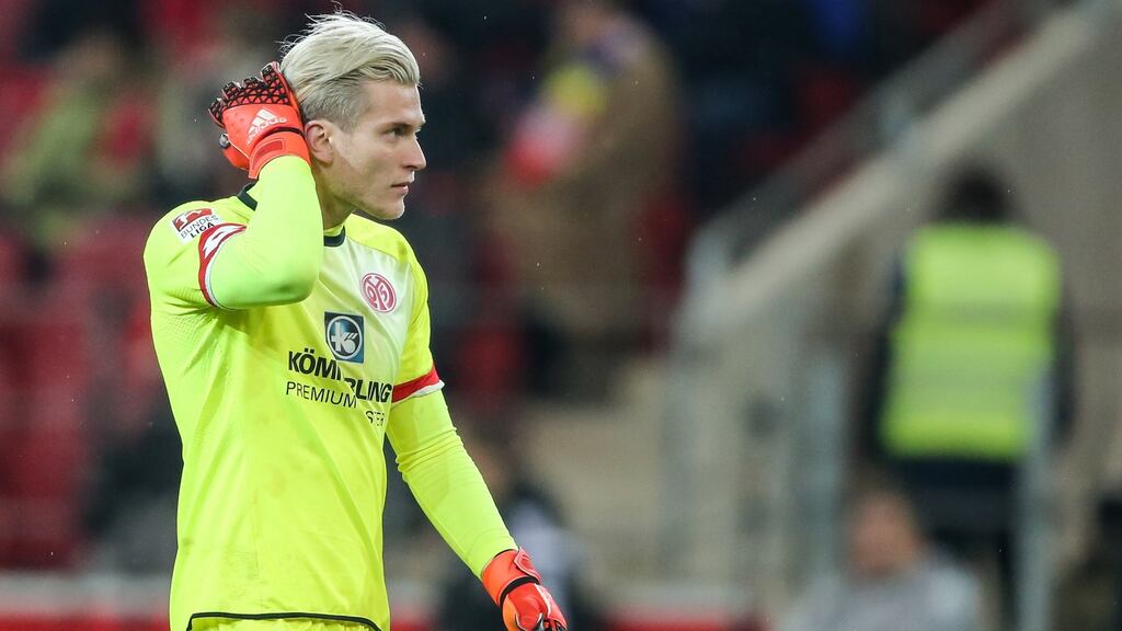 Loris Karius is set to complete a move to Liverpool this week. Photograph: Simon Hofmann/Bongarts/Getty Images