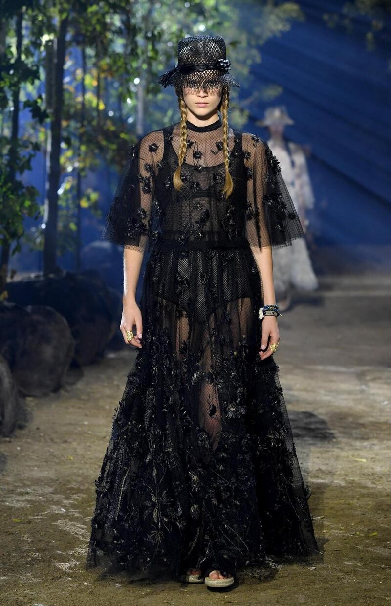 Part of the Christian Dior Womenswear Spring/Summer 2020 collection. Photograph: Pascal Le Segretain/Getty Images