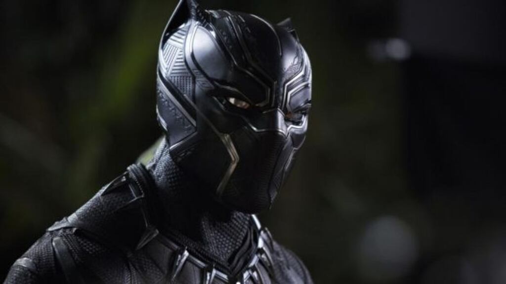 Chadwick Boseman as Black Panther. Photograph: Matt Kennedy/Marvel Studios