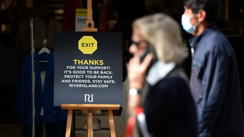 The Central Bank has upgraded its growth forecast for the economy to 8.2 per cent, nearly double the Government’s projection. Photograph: Dara Mac Dónaill