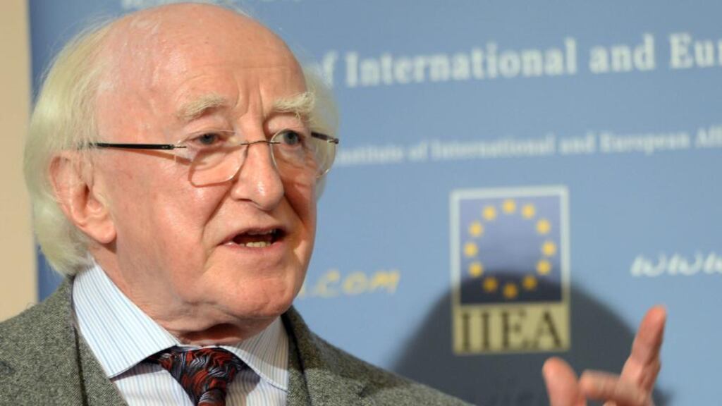 President Michael D Higgins: he will visit Beijing, Shanghai and Hangzhou. Photograph: Eric Luke/The Irish Times