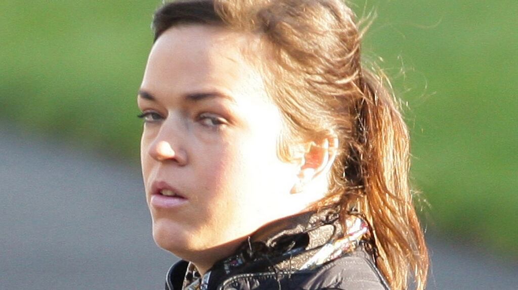 Rebecca Cunnigham leaving Dublin Circuit Criminal Court. Photograph: Collins Courts.