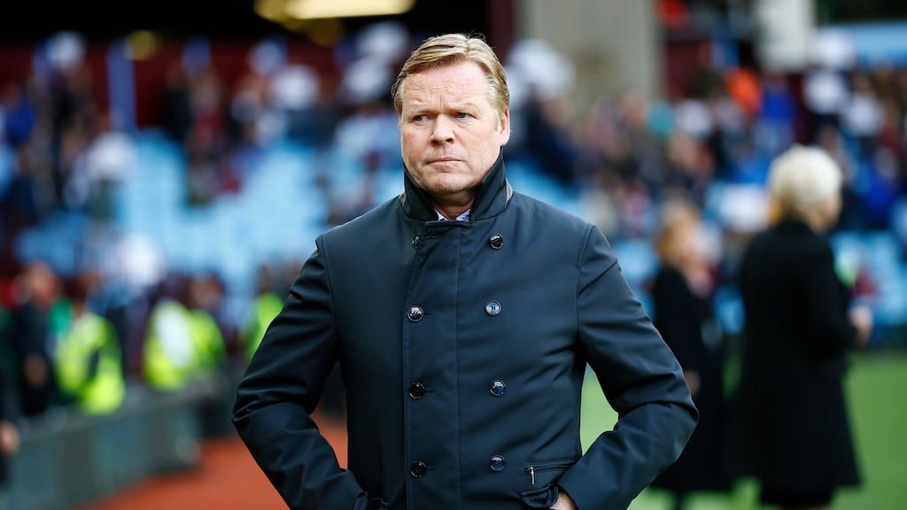 Southampton manager Ronald Koeman wants to finish the season off well, and then talk about the summer’s dealings. Photograph: Darren Staples/Reuters