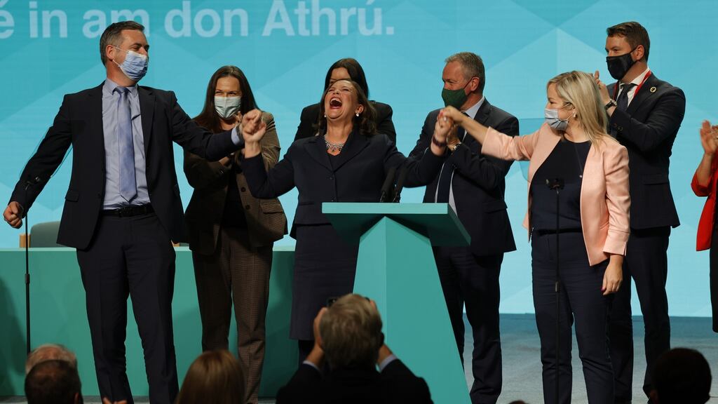 'Sinn Féin has moved into the political mainstream in that prospective voters expect it to deliver on big, key issues.' File photograph: Alan Betson