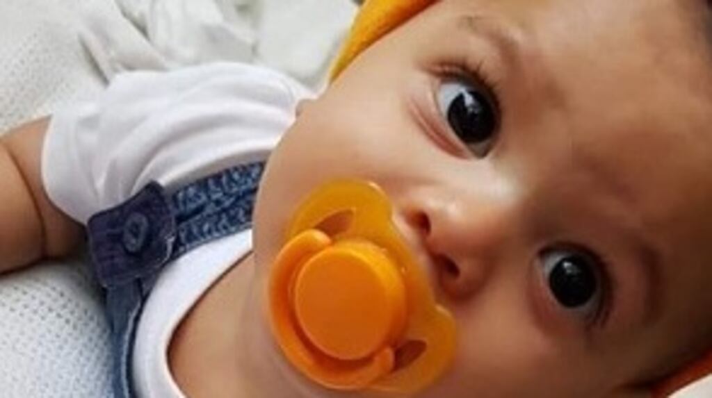 Hunter McGleenon, who was 11 months old. Photograph: PSNI