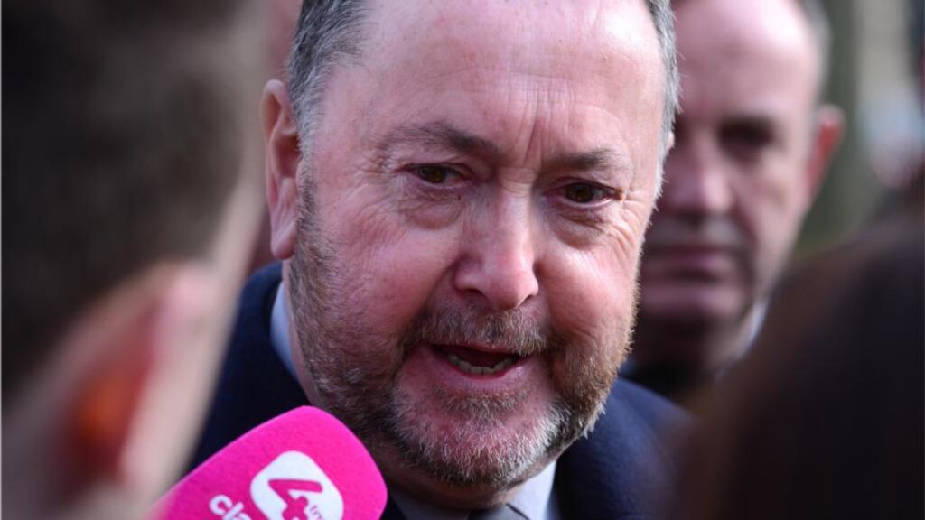 Garda Representative Association general secretary PJ Stone. The association has said there is no evidence to suggest any aspect of the investigation into the Jobstown protest, at which Tánaiste Joan Burton was trapped in her car, was subject to political interference. Photographer: Dara Mac Dónaill/The Irish Times.