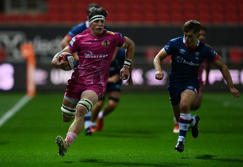Exeter's Ross Vintcent will make his first Italy start on Sunday. Photograph: Dan Mullan/Getty Images