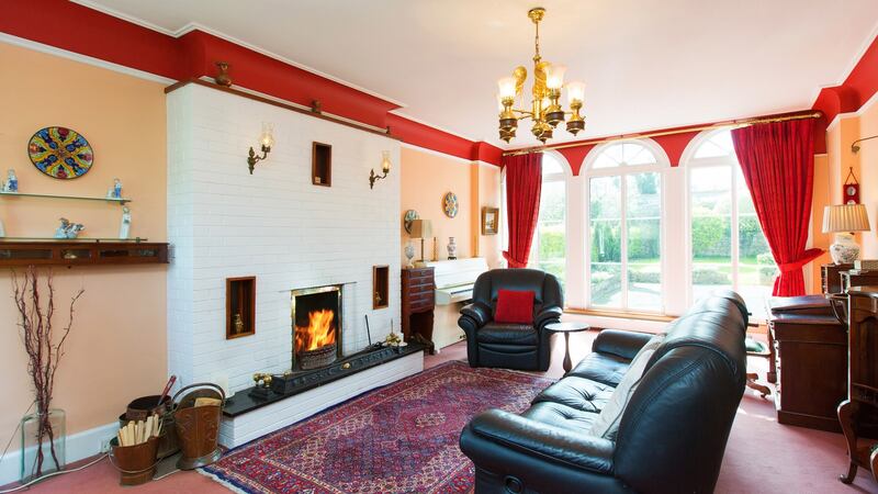 Villa Tyone’s unusual arched windows to the front