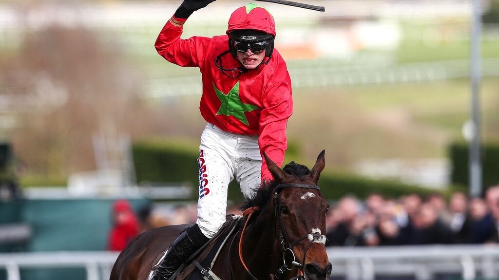 Kilbricken Storm won last year’s Albert Bartlett at Cheltenham over three miles on soft ground last year. Photograph: James Crombie/Inpho