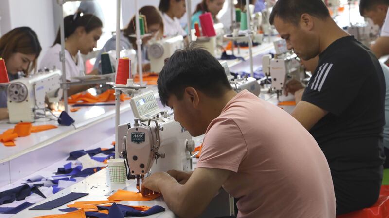 Sewing at Shule County Vocational Training Centre. Photograph: Peter Goff