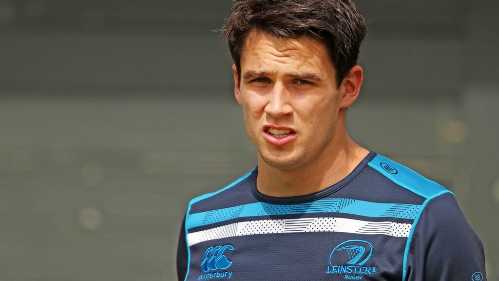 Joey Carbery must decide if he will remain at Leinster. Photograph: Niall Carson/PA Wire