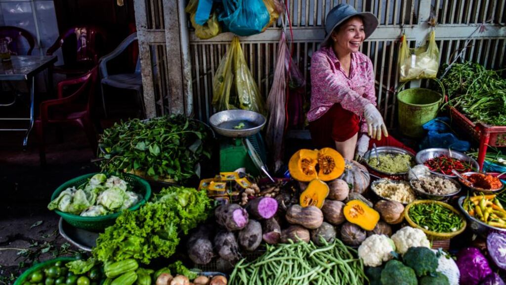 Produce for sale in a local market. Photographs: Quinn Ryan Mattingly for The New York Times
