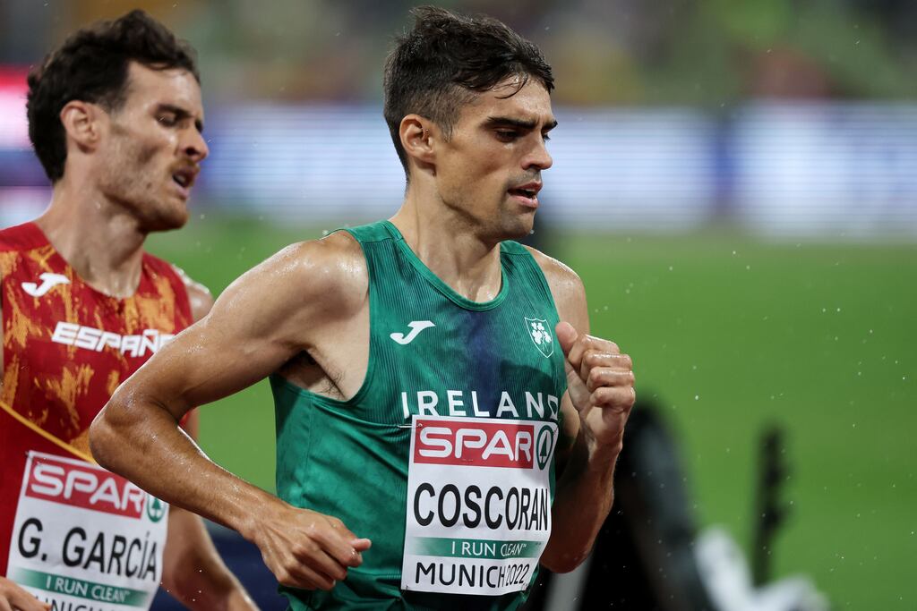 Andrew Coscoran: he always said that some day the long-standing records would fall, and now he’s broken them twice in the same season. Photograph: Morgan Treacy/Inpho