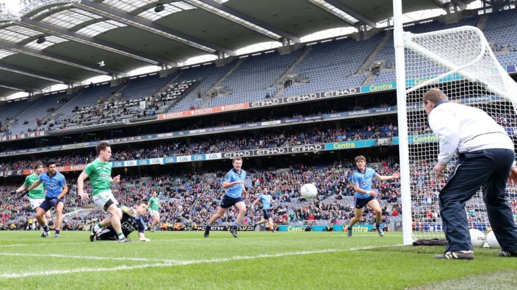 A crowd of 58,680 were present for Sunday’s All-Ireland football championship double header. Photograph: Inpho